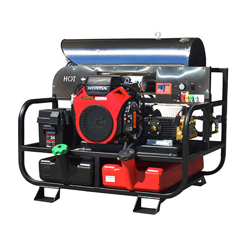 Kerrick 3500 Psi 21 L/min Hot Water Petrol/ Diesel Heater Pressure Washer Skid (PP6012PRO-20G)