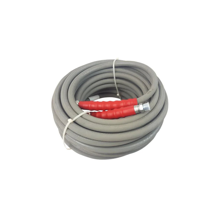 High Pressure Non Marking Grey Hoses 3/8 - 6000psi 2 wire - Semperit with M/F swivel ends