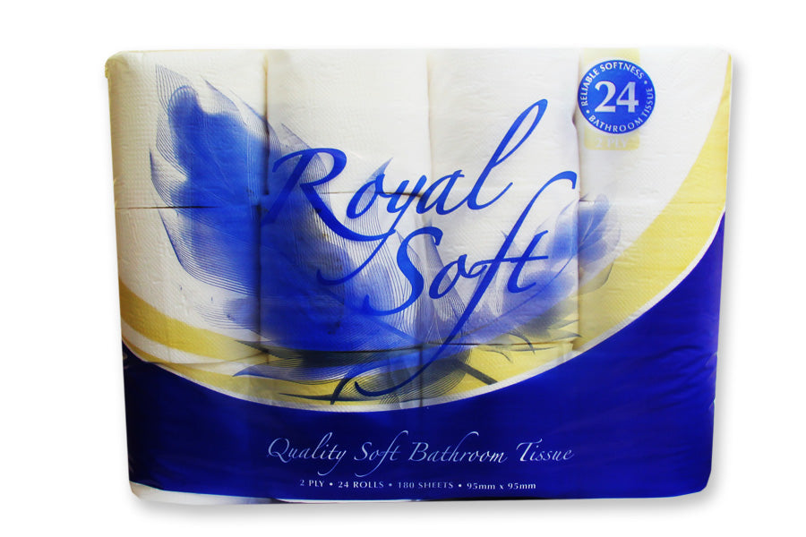 Royal Soft Jumbo Pack Toilet Paper 2 Ply 180 Sheets
