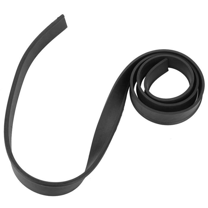 Black Freshway replacement rubber strip for a professional window squeegee