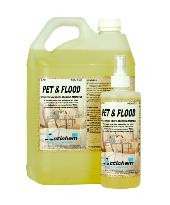 Actichem Pet and Flood - Deodorisers & Sanitiser