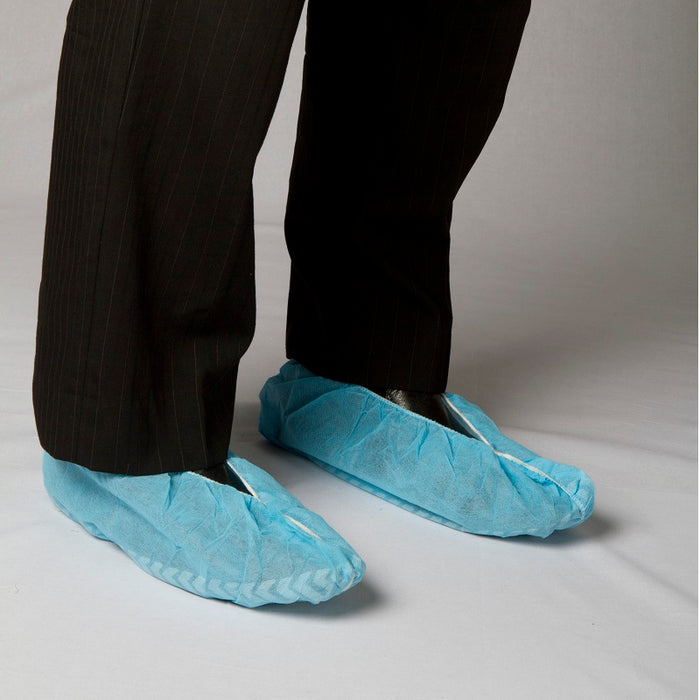 Polypropylene Shoe Covers - Non Slip Sole - Blue - Carton-1000 pcs