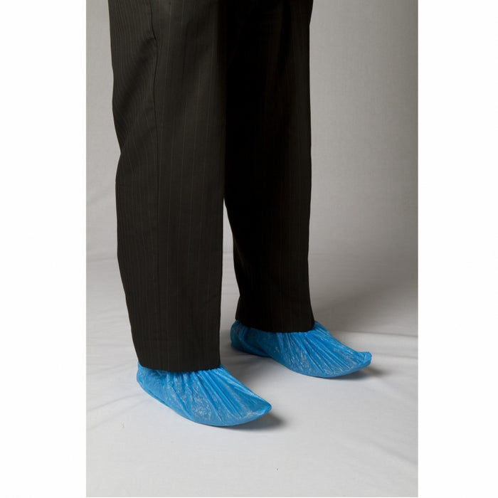 Bastion Chlorinated Polyethylene Shoe Covers - Waterproof - Blue - 2000pcs