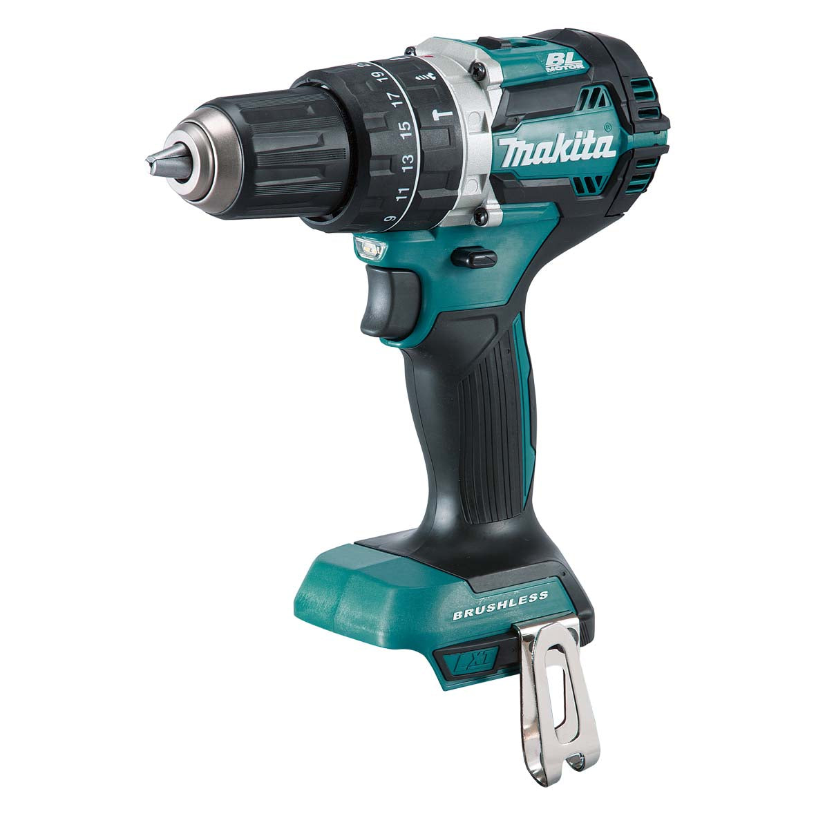 Makita DHP484 18V Mobile Brushless Heavy Duty Compact Hammer Driver Drill - Tool Only / Green - Power Tools