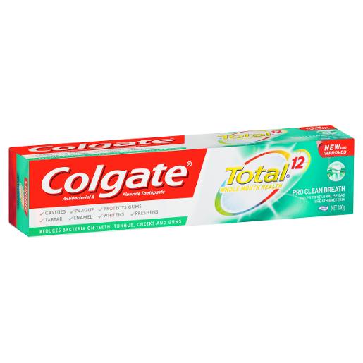 Colgate 180g toothpaste total pro clean breath
