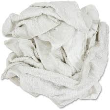 Premium White Terry Towels Rags 10kg
