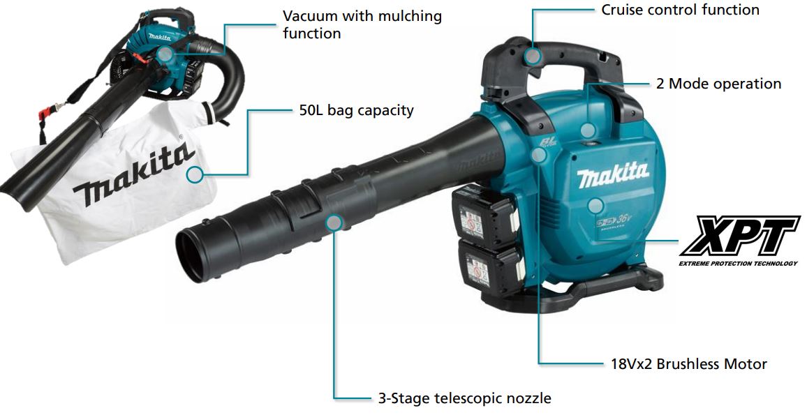 Buy Makita DUB363ZV 18Vx2 Brushless Blower/Vacuum — Freshway Supplies
