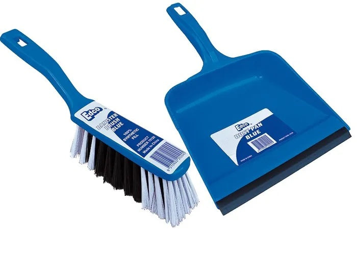 Edco Dust Pan & Brush Sets - Commercial Assorted Colour Coded