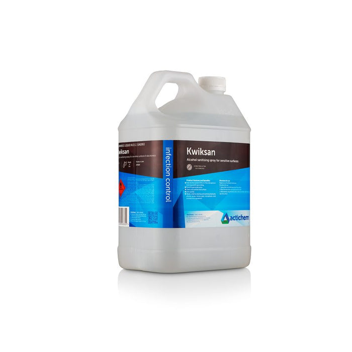 Actichem Kwiksan Alcohol Surface Sanitizer 5L AP689.05