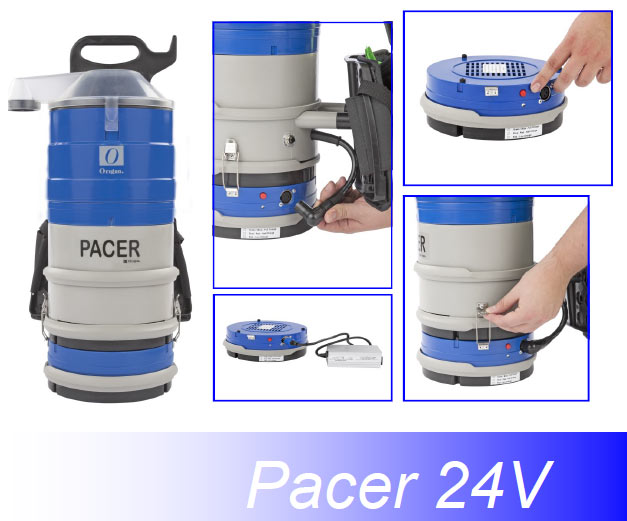 Origin Pacer Battery Backpack HEPA Vacuum