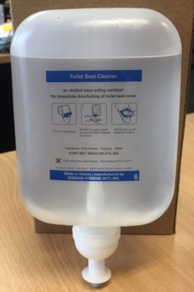 Toilet Seat Sanitiser 600ml Refill Cartridge (ACH-600T)
