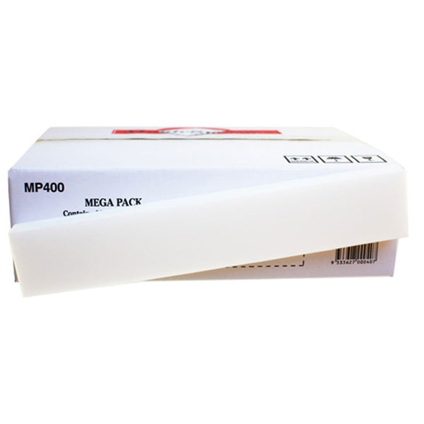 Magic Sponge Eraser Mega Pack 400 x 70 35mm (MP400) (12/pack) - 12 PK / White - Janitorial and General Cleaning