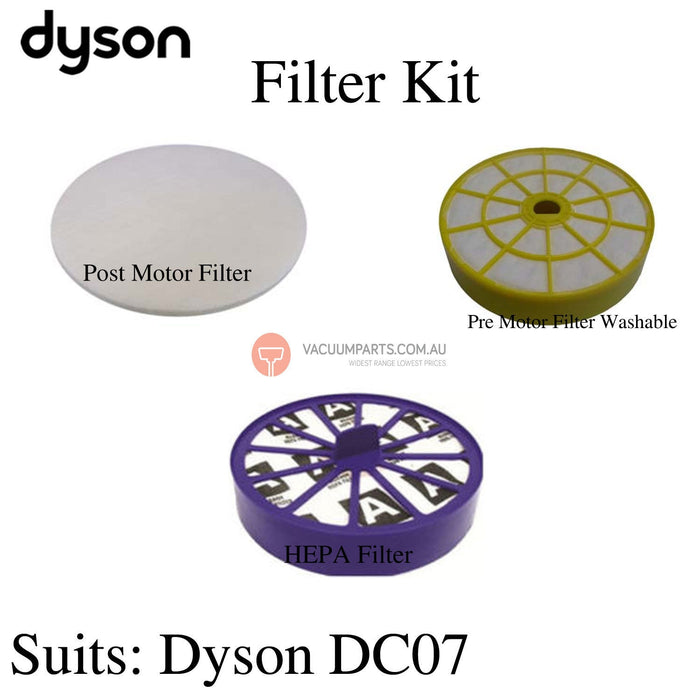 DYSON DC07 Complete Filter Kit Set