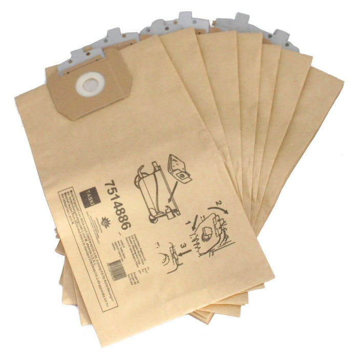 TASKI Vento 8/15 Filter Paper Disposable Bags Pack 10 (7514886)