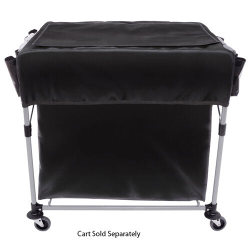 Rubbermaid 1889864 Large Black Cover for X-Carts Fits 8 Bushels 300Litre & Multi-Stream