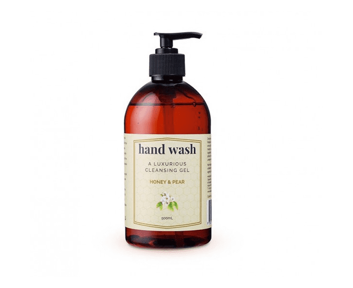 Hand Wash - Honey & Pear- 500ml Pump Luxurious Cleaning Gel