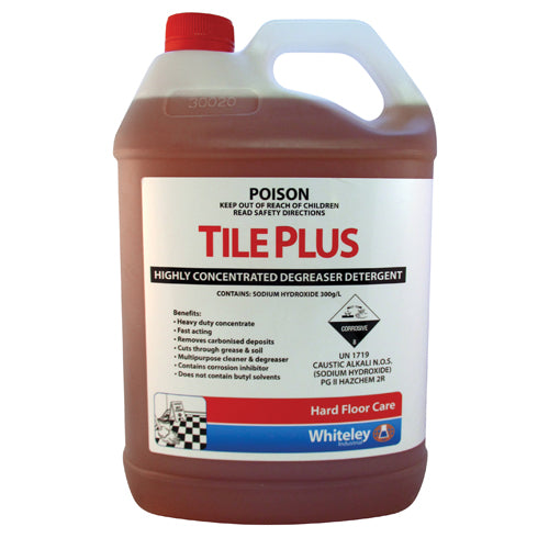 Whiteley Tile Plus - Highly Concentrated Degreaser Hard Floor Care - 5L - Chemicals