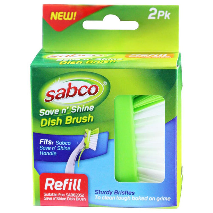 Sabco Save n Shine Trigger Brush Refill 2Pk